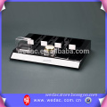 High quality black acrylic cosmetic display with spring pusher